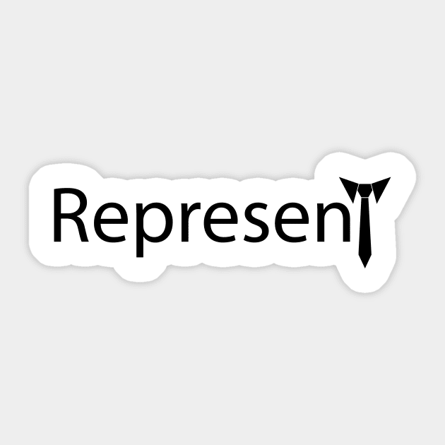 Represent Representing Sticker by DinaShalash